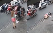 Clip: Cô gái bị cướp áp sát, giật dây chuyền ngay giữa phố Sài Gòn