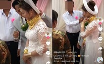 Nổi sóng mạng: Cô dâu Sóc Trăng gây sốt khi đeo vàng trĩu cổ vào ngày cưới