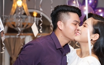 Lê Phương rạng ngời hạnh phúc trong đám cưới với “phi công trẻ” Trung Kiên