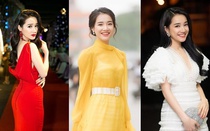 Giữa ồn ào thị phi Trường Giang - Nam Em, Nhã Phương vẫn tỏa sáng