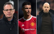Sắp rời MU, Rangnick "gửi gắm" CR7 cho Erik ten Hag