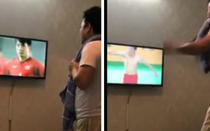 Cách ông bố ăn mừng chiến thắng của U23 Việt Nam hút gần 2 triệu lượt xem