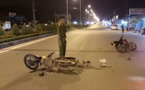 Kiên Giang: Hai xe máy tông nhau, 1 người chết, 1 người nguy kịch