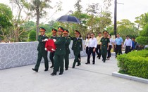 Di dời hài cốt liệt sỹ hy sinh lên khu Anh hùng lực lượng vũ trang