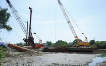 Bình Thuận: Dự án Cầu Văn Thánh tiến độ thi công rất chậm