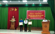 Thanh Hóa: Khen thưởng chiến sĩ công an cứu sống cháu bé bị đuối nước