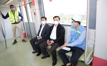 Bí thư Hà Nội kiểm tra dự án đường sắt Nhổn - ga Hà Nội