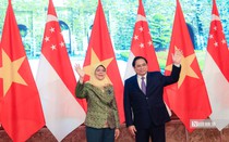 Thủ tướng Chính phủ Phạm Minh Chính tiếp Tổng thống Singapore