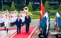 Thủ tướng Phạm Minh Chính chủ trì lễ đón trọng thể Thủ tướng Hà Lan