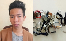 Bắt "siêu trộm" đột nhập trung tâm thương mại, lấy cắp nhiều đồng hồ hiệu giá trị nửa tỷ đồng
