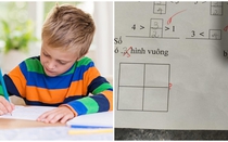 Học sinh lớp 1 trả lời đúng bài toán nhưng cô giáo gạch sai, chỉ đến khi biết được lý do ai cũng bất ngờ