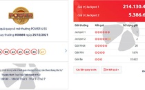 Một khách hàng trúng vé số Vietlott trị giá hơn 214 tỷ đồng đêm Noel