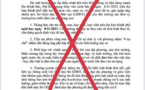 Sở GD&ĐT Đà Nẵng bị giả văn bản cho học sinh nghỉ học vì mưa lũ