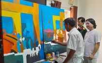 Khai mạc trại sáng tác mỹ thuật về lực lượng vũ trang