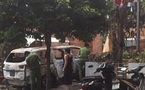 Điều tra nghi án ném bom xăng, một quán cà phê sắp khai trương bị cháy rụi