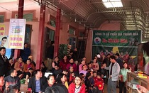 Gia đình thủ môn Bùi Tiến Dũng mổ trâu mời dân làng tới cổ vũ U23 Việt Nam