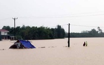 Mưa lớn kéo dài khiến nhiều địa phương tại Hà Tĩnh bị ngập lụt