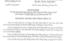 Tổng công ty 319 bắt đầu thoái vốn ở CTCP Đầu tư và thương mại 319