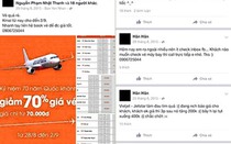 Mất tiền oan vì các chiêu trò lừa đảo vé máy bay qua Facebook