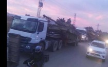 Syria: Đoàn xe quân sự lớn của SAA hướng về Tây Bắc Syria trực chiến