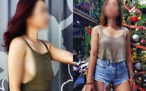 Cô gái "thả rông" đi khắp nơi: "Ngực không phải là phần cần che đậy"
