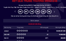 Kết quả xổ số Vietlott ngày 13/12: Jackpot 52 tỷ đồng đã tìm được chủ nhân?