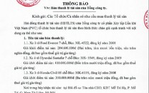 Xây lắp Dầu khí thanh lý loạt ô tô cứu thua lỗ