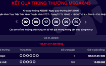 Kết quả Vietlott ngày 29/12: Đã có chủ nhân trúng Jackpot 105 tỷ