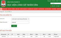 Thí sinh Sơn La đỗ thủ khoa học viện Cảnh sát Nhân dân