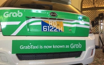 GrabTaxi đổi tên thương hiệu thành Grab