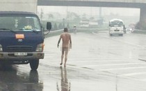 Ngáo đá xăm trổ 'trần như nhộng' náo loạn cao tốc Pháp Vân-Cầu Giẽ