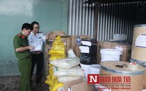 Bắt gần 23 tấn thức ăn chăn nuôi thủy sản sử dụng hóa chất cấm