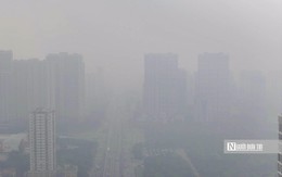 Hà Nội chìm trong ô nhiễm, bụi mịn dày đặc