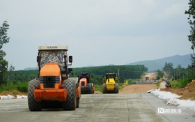 Tất bật trên công trường dự án gần 700 tỷ đồng thúc đẩy kinh tế phía Nam Lâm Đồng