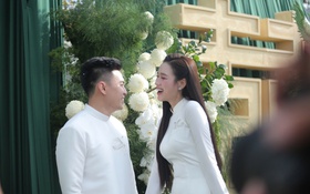 Hình ảnh tại đám hỏi của Hoa hậu Đỗ Thị Hà và thiếu gia tập đoàn Sơn Hải