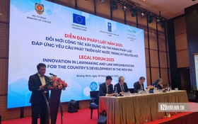 Bộ trưởng Bộ Tư Pháp Nguyễn Hải Ninh: "Đưa thể chế, pháp luật thực sự trở thành lợi thế cạnh tranh quốc gia"