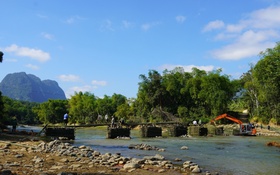 Xuất hiện cây cầu "có một không hai" ở bản vùng cao Thanh Hoá