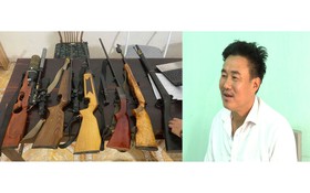 Thanh Hóa: Bắt đối tượng tàng trữ 6 khẩu súng và 1.091 viên đạn chì