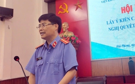 Chi hội Luật gia VKSND Tp.Hải Phòng lấy ý kiến về việc sửa đổi Hiến pháp