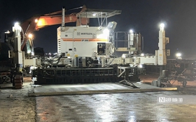 Thi công xuyên đêm, chạy nước rút về đích dự án mở rộng Cảng hàng không Phù Cát