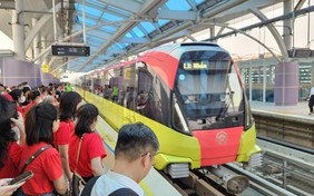 Đường sắt đô thị của Hà Nội phục vụ gần 1,8 triệu lượt hành khách dịp Quốc khánh 2/9