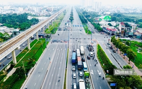 Tài xế vui mừng khi tuyến đường huyết mạch song hành Xa Lộ Hà Nội thông tuyến