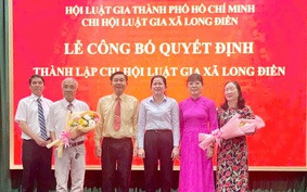 Thành lập Chi hội Luật gia xã Long Điền 