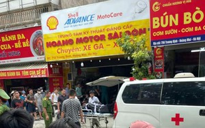 Truy bắt nghi phạm gây ra vụ án mạng tại cửa hàng sửa xe ở Hà Nội