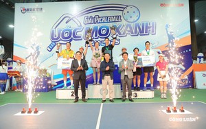 Giải Pickleball 'Ước Mơ Xanh' 2025 khép lại với nhiều cảm xúc và giá trị nhân văn