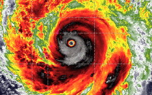 Siêu bão "đặc biệt nguy hiểm" áp sát Bắc Mariana, đe dọa khu vực Tây Thái Bình Dương