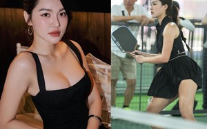 Hot girl Kim “vén váy” giành ngôi á quân, Kiều Trinh tốn 100 triệu đồng cho pickleball