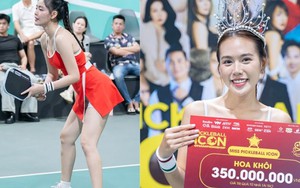 Á hậu Thanh Ngân khoe dáng 1m75, Thảo Uyên giành hoa khôi pickleball trị giá 1,8 tỷ đồng