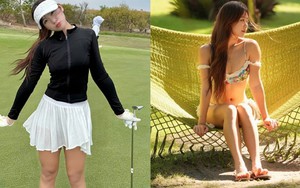 Hot girl Kim “vén váy” nghỉ lễ vẫn chơi thể thao, bật mí môn yêu thích ngoài pickleball