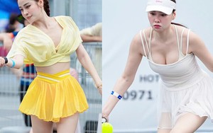 Hoa hậu Hồng Vy, người mẫu Avan Ton khoe nhan sắc cùng dàn mỹ nhân ở giải pickleball